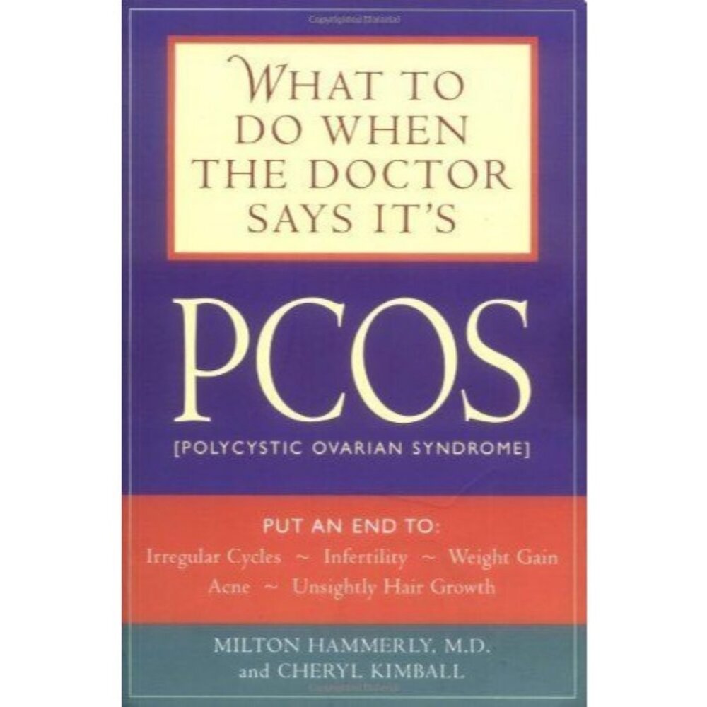What To Do When The Doctor Says Its PCOS Hammerly Cheryl Kimball 2003 Paperback